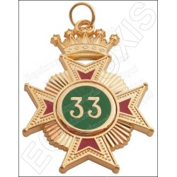 Médaille de commandeur – RSAA – 33° grado