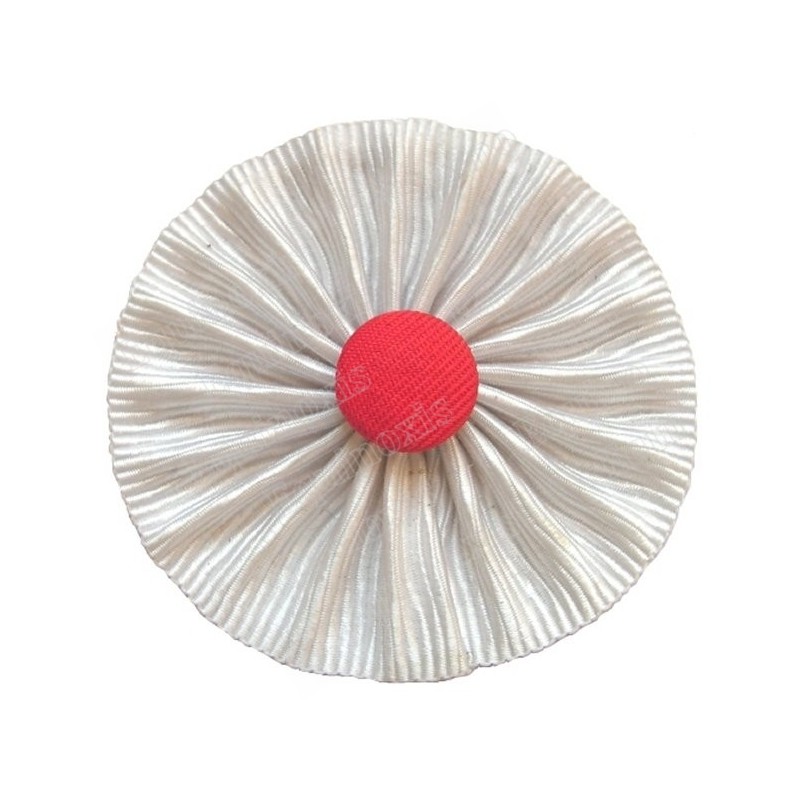 Cocaarde bianca avec bouton rouge