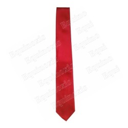 Cravatta massonica– Capitolo Francese – Rossa