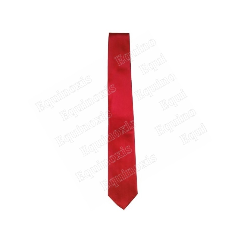Cravatta massonica– Capitolo Francese – Rossa