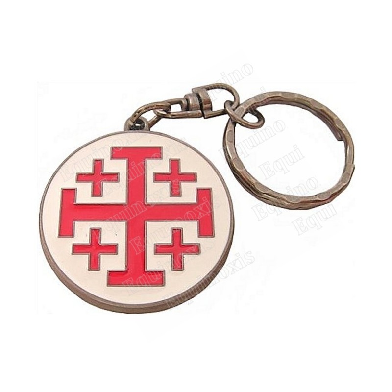 Portachiavi croce – Croce di S. Giovanni del Sepolcro di Gerusalemme