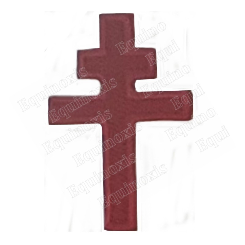 Croix patriarcale à coude - 4 cm