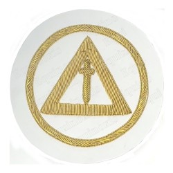 Badge / Macaron GLNF – Arche Royale Domatique – Officier National – Grand Gardien – Brodé main