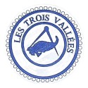 Badge / Macaron GLNF – Petite tenue provinciale – Grand Intendant – Les Trois Vallées– Bleu - Brodé machine